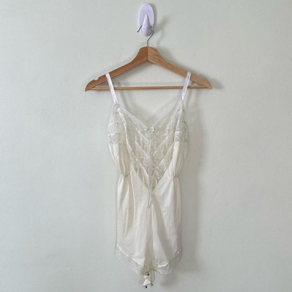 White Lace Romper